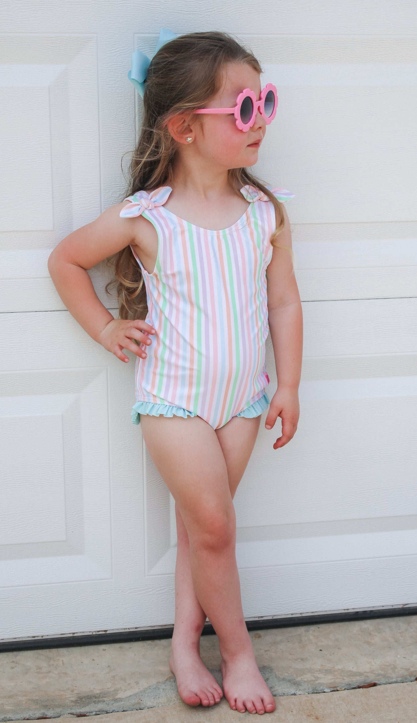 VIVIAN STRIPED SWIMSUIT