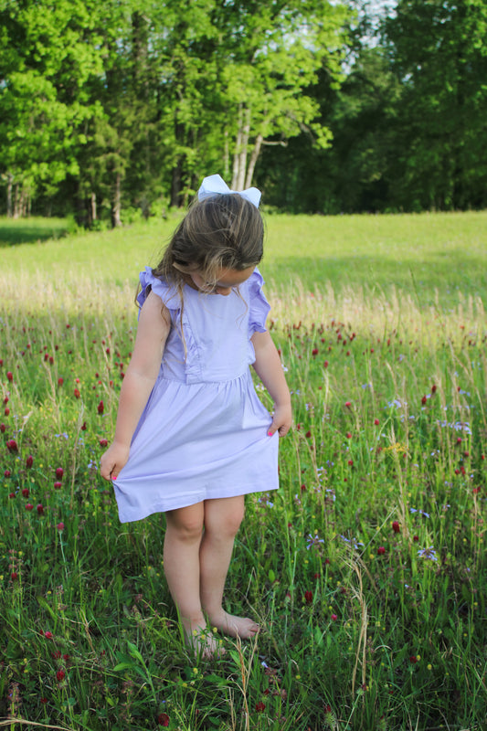 RAILEY LAVENDAR KNIT DRESS